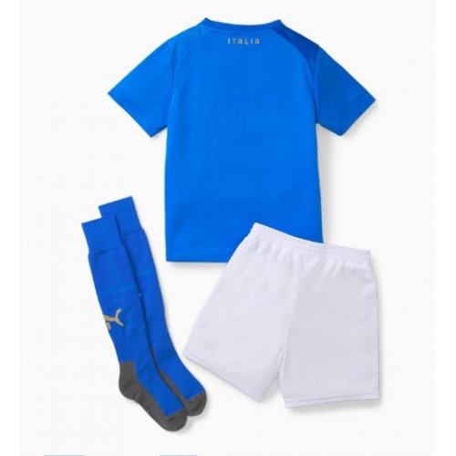 Maillot de foot Italie Domicile enfant 2022 Manches Courte (+ pantalon court)